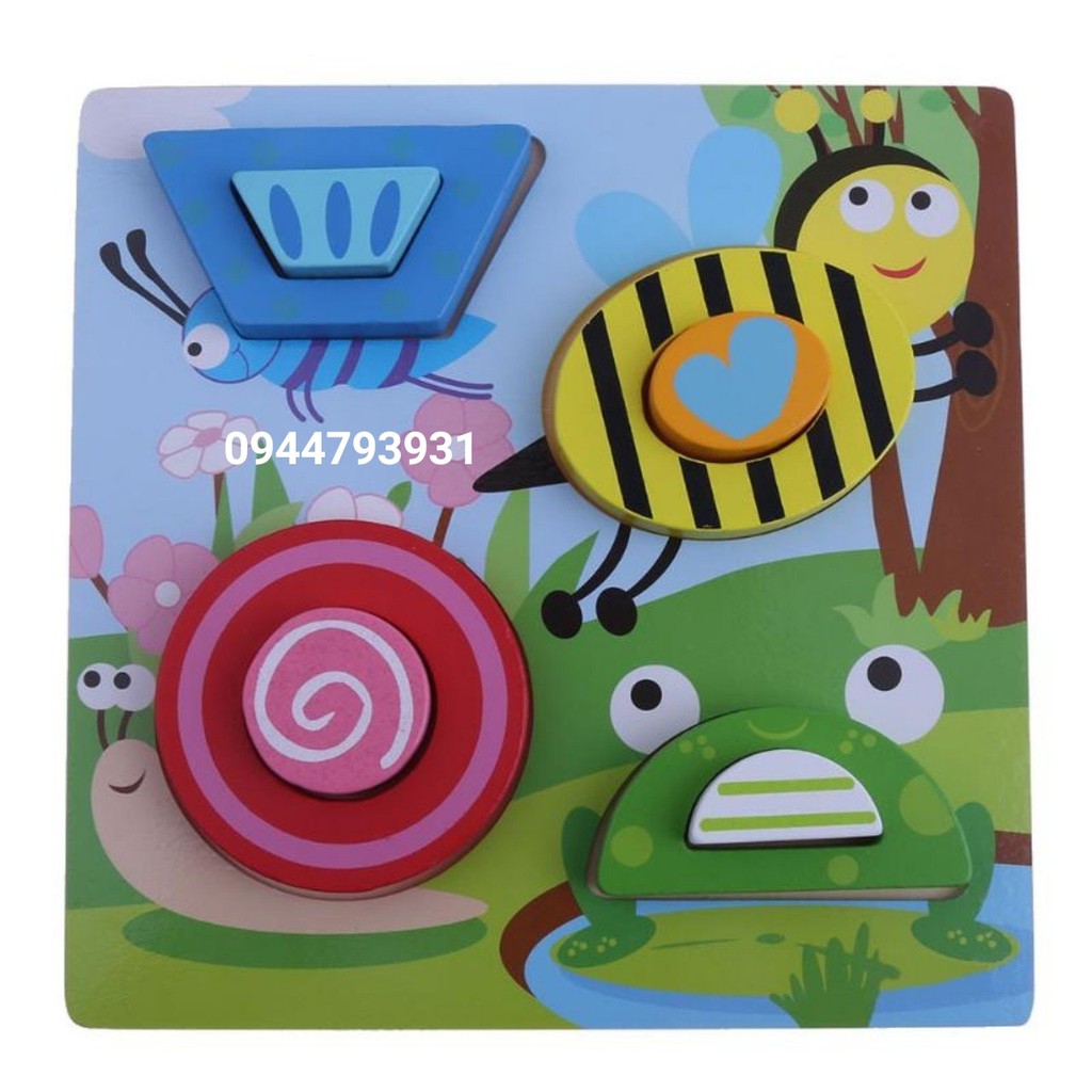 Tranh ghép 3D nổi (size 20x20)