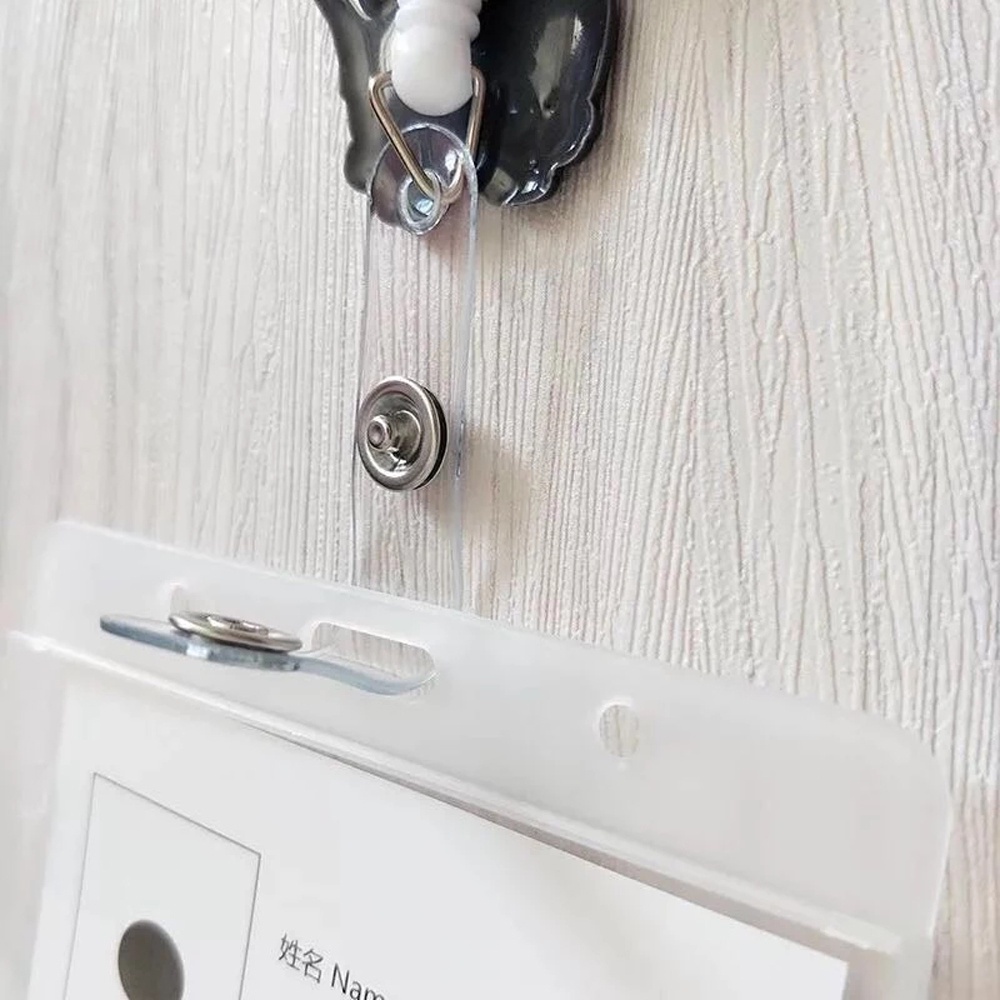 Kẹp giữ thẻ tên bằng pvc hình chân mèo xinh xắn dễ thương