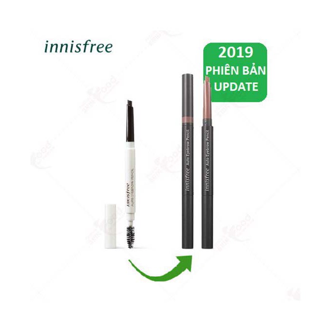 Chì Kẻ Mày FREESHIP Chì Kẻ Mày Innisfree Auto Eye-Brow Pencil hai đầu tiện dụng