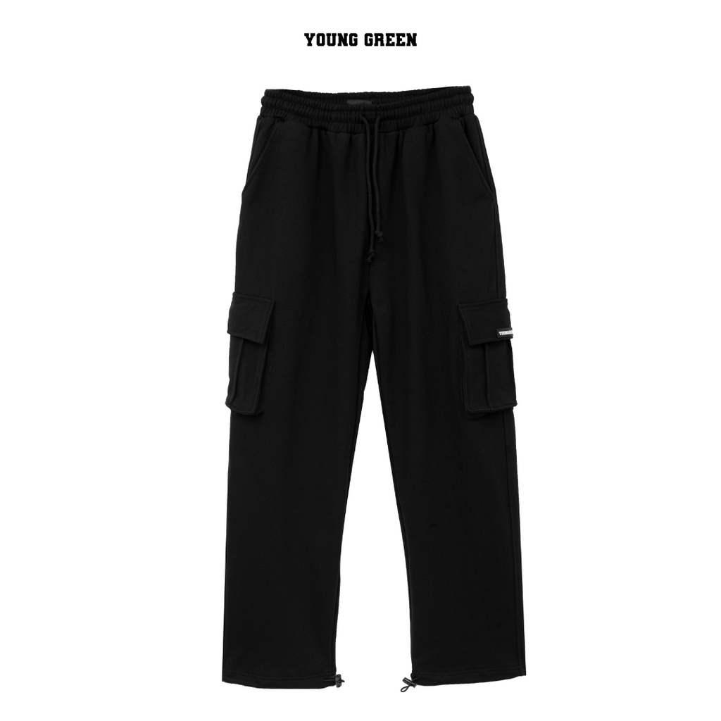 Quần túi hộp SWEATPANTS - YOUNG GREEN