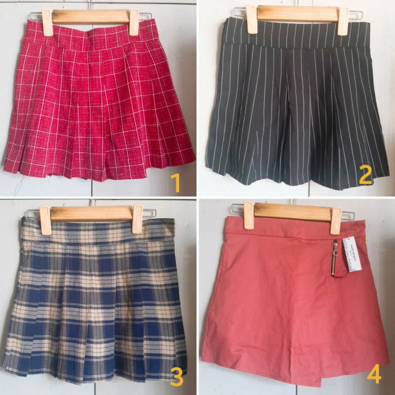 (Xả Kho) Chân Váy Tennis Caro/Kiểu Uzzlang