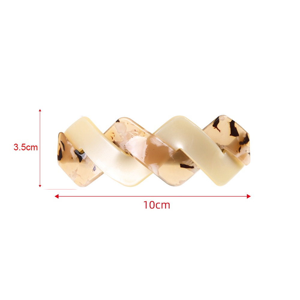 Haimeikang Kẹp tóc nữ thanh lịch mùa xuân cổ điển 10cm