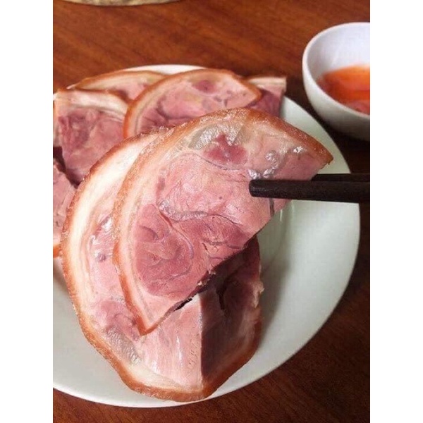 Bắp giò heo xông khói rút xương bó chỉ siêu ngon