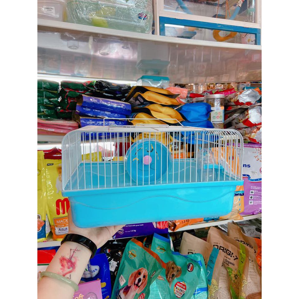 [ TẶNG NHÀ TẮM ] lồng mini nhỏ trung đại dành cho hamster