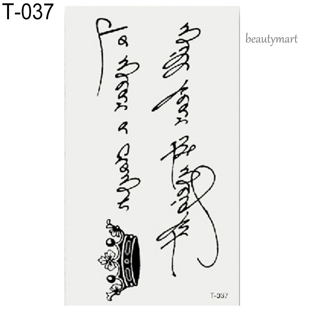 [Hàng mới về] Hình xăm tạm thời họa tiết thú vị chống nước cho cả nam và nữ