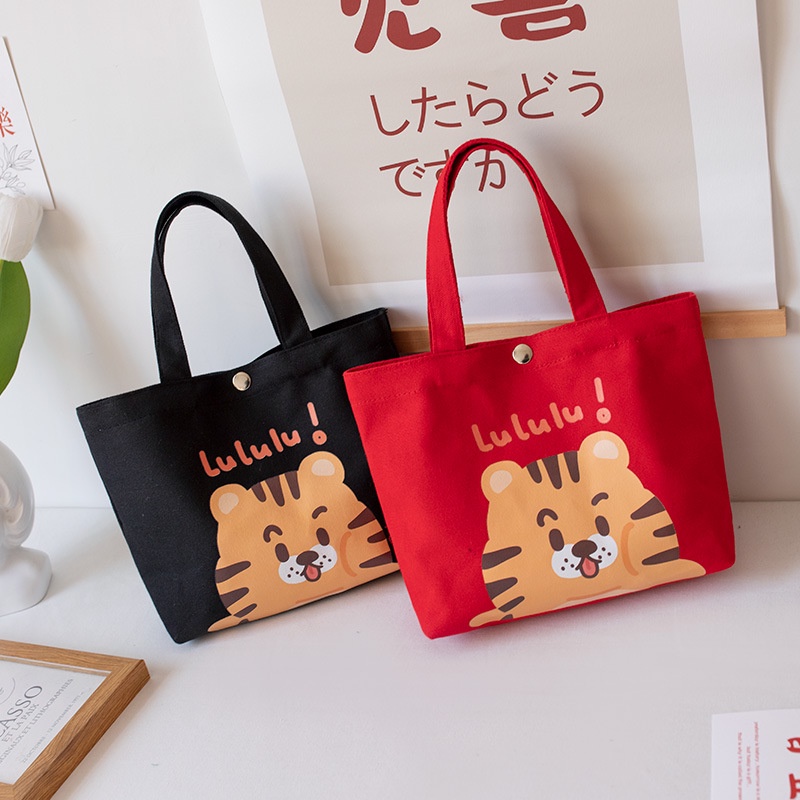 Túi đựng hộp cơm ENVIROSAX chất liệu canvas thiết kế nhỏ nhắn dễ thương sử dụng tiện lợi