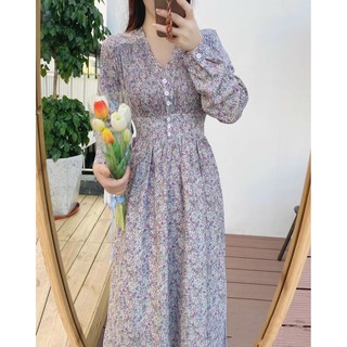 Đầm voan lụa hàn hai lớp - dáng dài hàng qccc