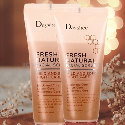 GEL TẨY TẾ BÀO CHẾT DỊU NHẸ CHO DA DAYSHEE FRESH NATURAL FACIAL SCRUB 100ML CHÍNH HÃNG - 9252