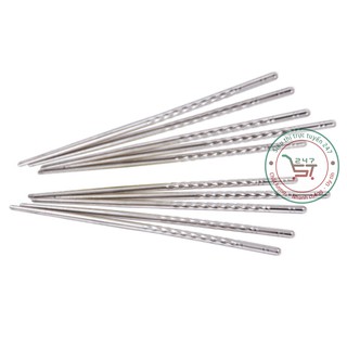 Đũa inox - vỉ 5 đôi đũa