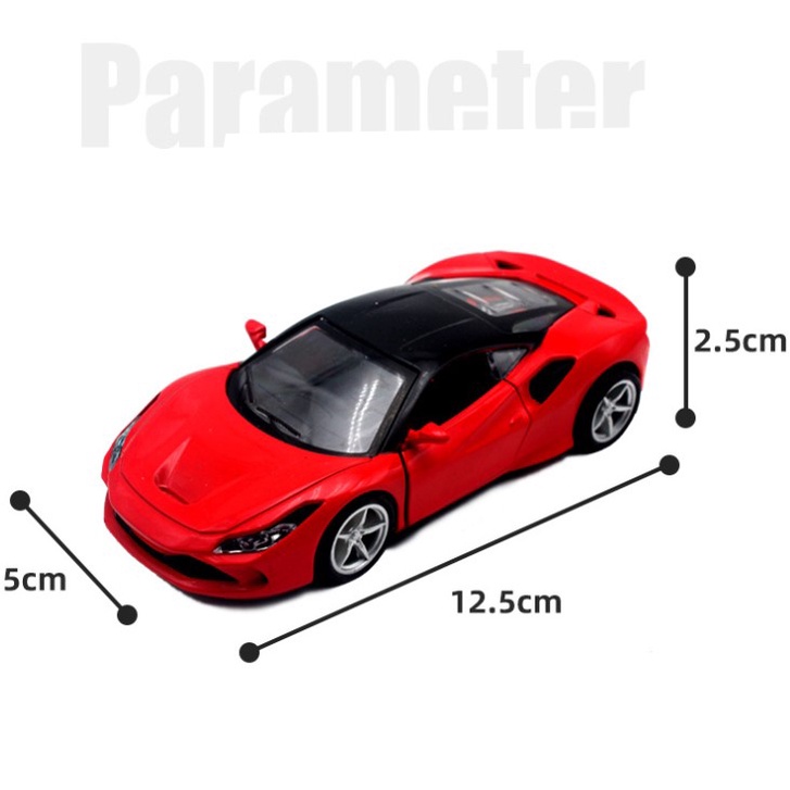 Xe mô hình kim loại cho bé Ferrari F8 tỷ lệ 1:36