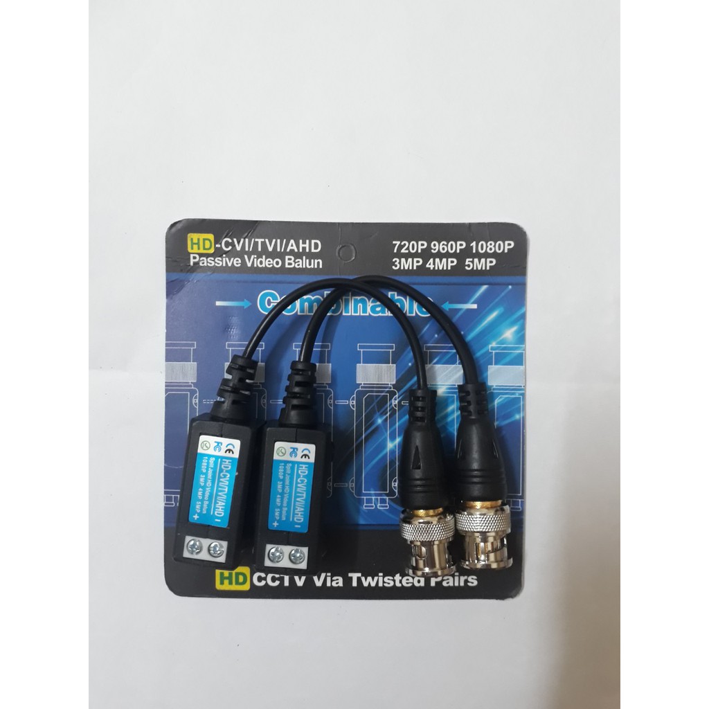 Video balun 5Mp vặn ốc