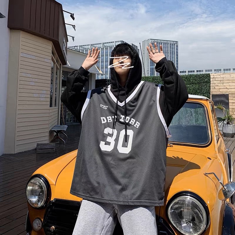 🌼Áo gile thể thao phối hoodie Ulzzang Style🌼