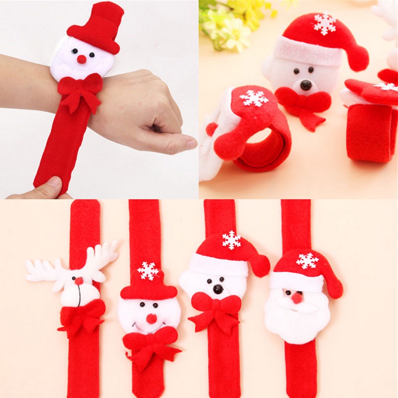VÒNG TAY ĐỒ CHƠI GIÁNG SINH, VÒNG TAY HÌNH SANTA, NGƯỜI TUYẾT, TUẦN LỘC DÀNH CHO NOEL