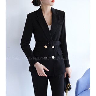 SET BLAZER NỮ QUẦN 9 TẤC (KÈM BELT)