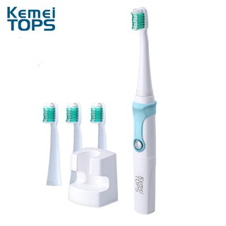 Bàn chải đánh răng điện công nghệ siêu âm KM907 cho hàm răng trắng sáng
