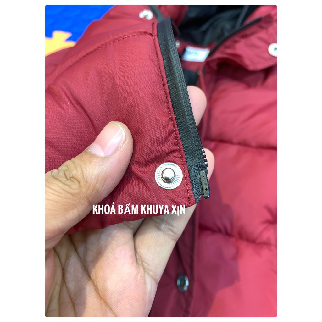 Áo phao thu đông trần bông, khuy ngoài, khóa túi, bo tay bé trai size 5/6-13/14, cho bạn từ 20-45kg. Chất phao siêu đẹp