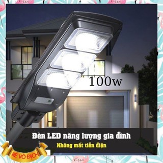 Đèn liền thể năng lượng mặt trời 100w có giấy bảo hành