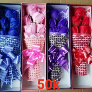 4 hộp hoa sáp 5 bông