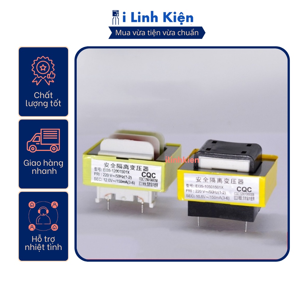 Biến áp nồi áp suất 10.5V 150mA.