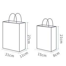 Túi Giấy Kraft Đựng Quà Cho Bé Có Quai Xách Hình Nhân Vật Hoạt Hình Siêu Dễ Thương Nhiều Kích Cỡ