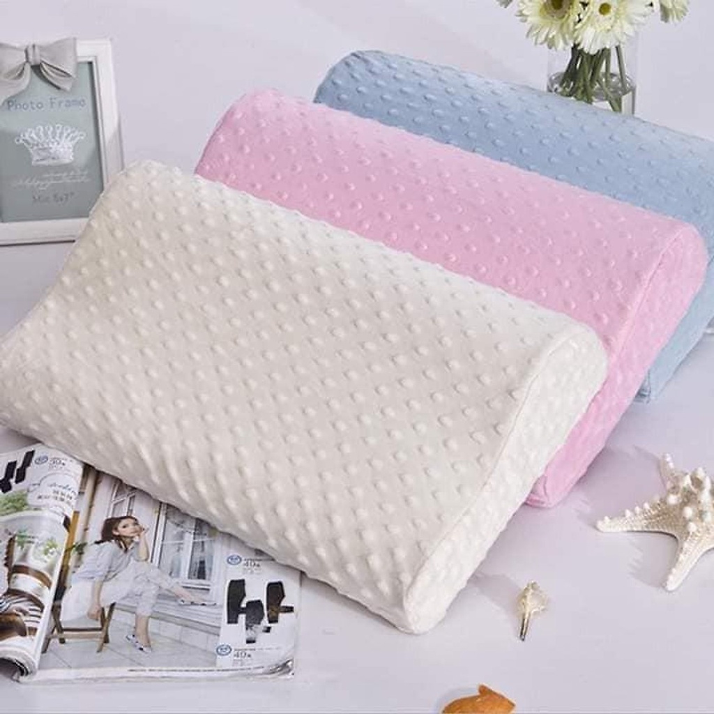 GỐI CAO SU NON, Các Loại Gối Cao Su Non Cao Cấp - Đàn Hồi Siêu Tốt, Thông Thoáng, Chống Đau Vai Gáy, Chống Ngáy