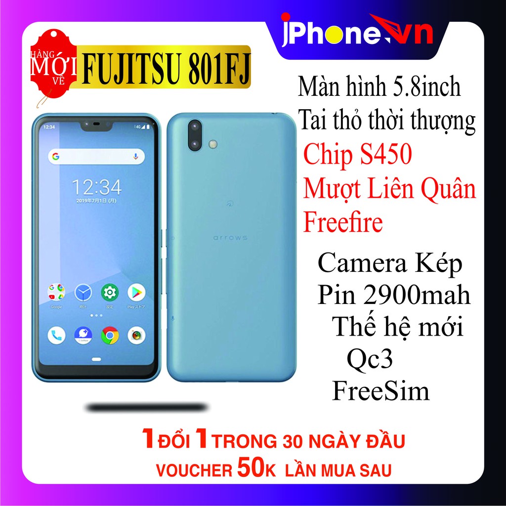 Điện thoại Fujitsu 801FJ màn hình 5.8inch ,camera kép,pin rất trâu