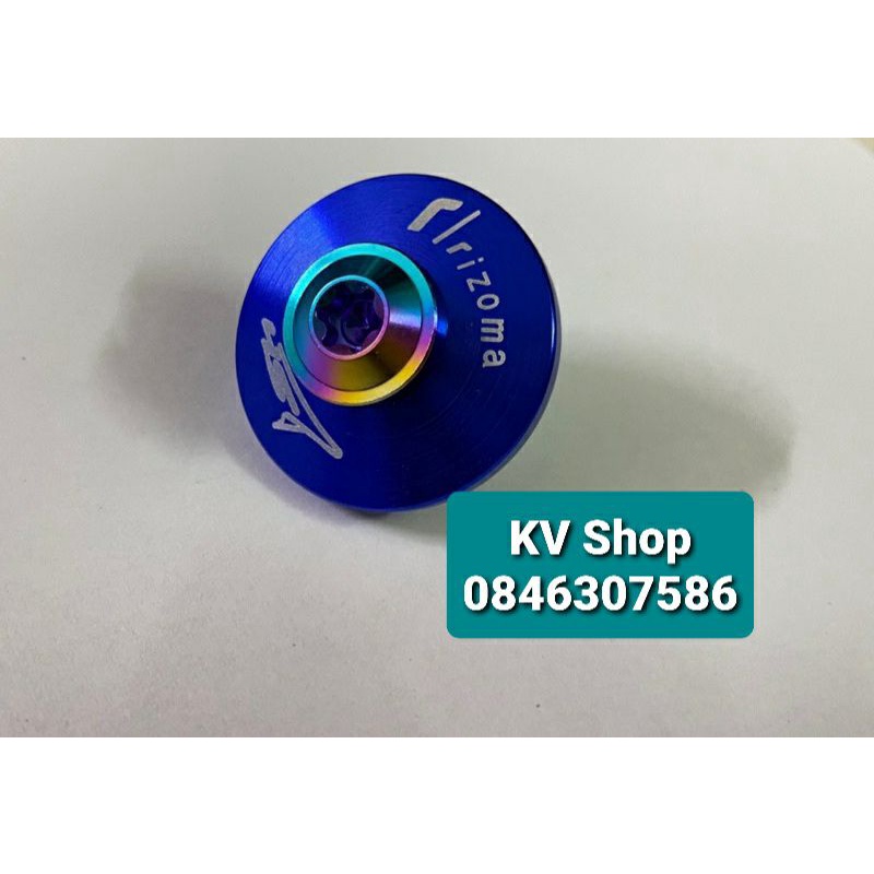 Bịt chân gương SH/ SH Mode kèm ốc titan xanh lục bảo
