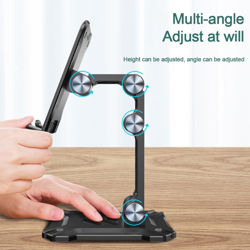 Giá Đỡ Máy Tính Bảng Bằng Hợp Kim Có Thể Điều Chỉnh Góc Độ Kích Thước 4.7-13in