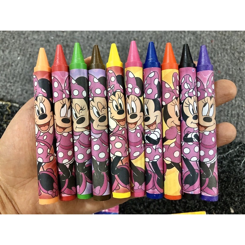 Set sáp màu Disney cho bé hàng xuất Mỹ non-toxic không độc - an toàn cho bé