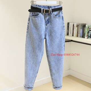 Quần Baggy Trơn ❤️ [FREESHIP] Quần Jean Baggy Xanh Trơn Cực Hot [ẢNH THẬT]