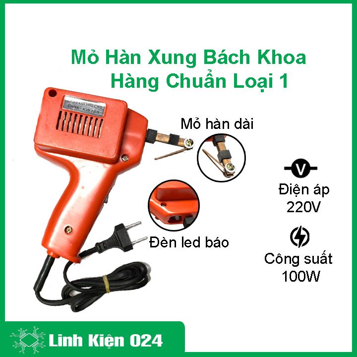 Mỏ hàn xung Bách Khoa công suất 100W 220V hàng chuẩn loại 1