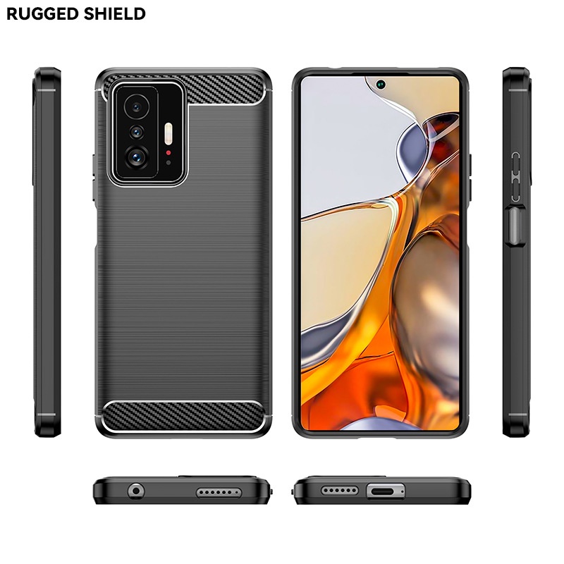 Ốp điện thoại cao su mềm mỏng chống sốc cho Xiaomi Mi 11T Pro