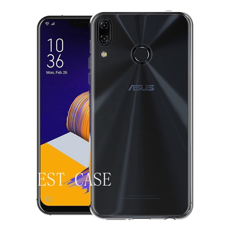 Ốp điện thoại TPU silicon mềm trong suốt chống sốc cho Asus Zenfone 5Z ZS620KL