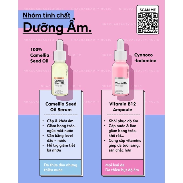Bộ sưu tập serum dưỡng da THE POTIONS