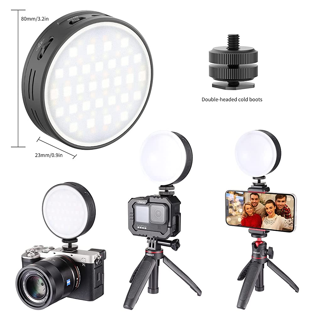 Đèn Led Ulanzi R66 RGB Trợ Sáng Chụp Ảnh, Quay Phim Cho Máy Ảnh, Điện Thoại, Gopro 2500K-9000K