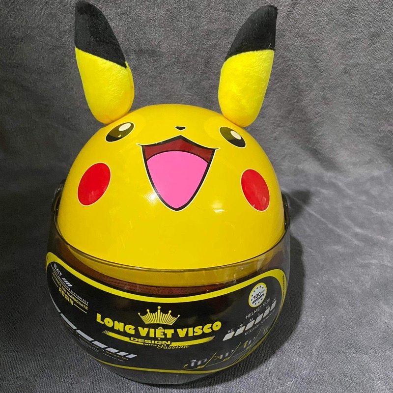 [ Giá Sỉ] rllllNón bảo hiểm {picachu em bé} cao cấp