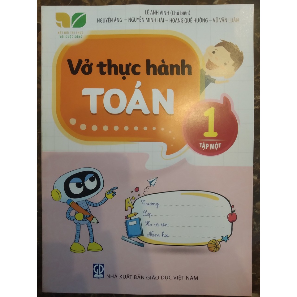 Sách - Vở Thực hành Toán 1 – Tập 1