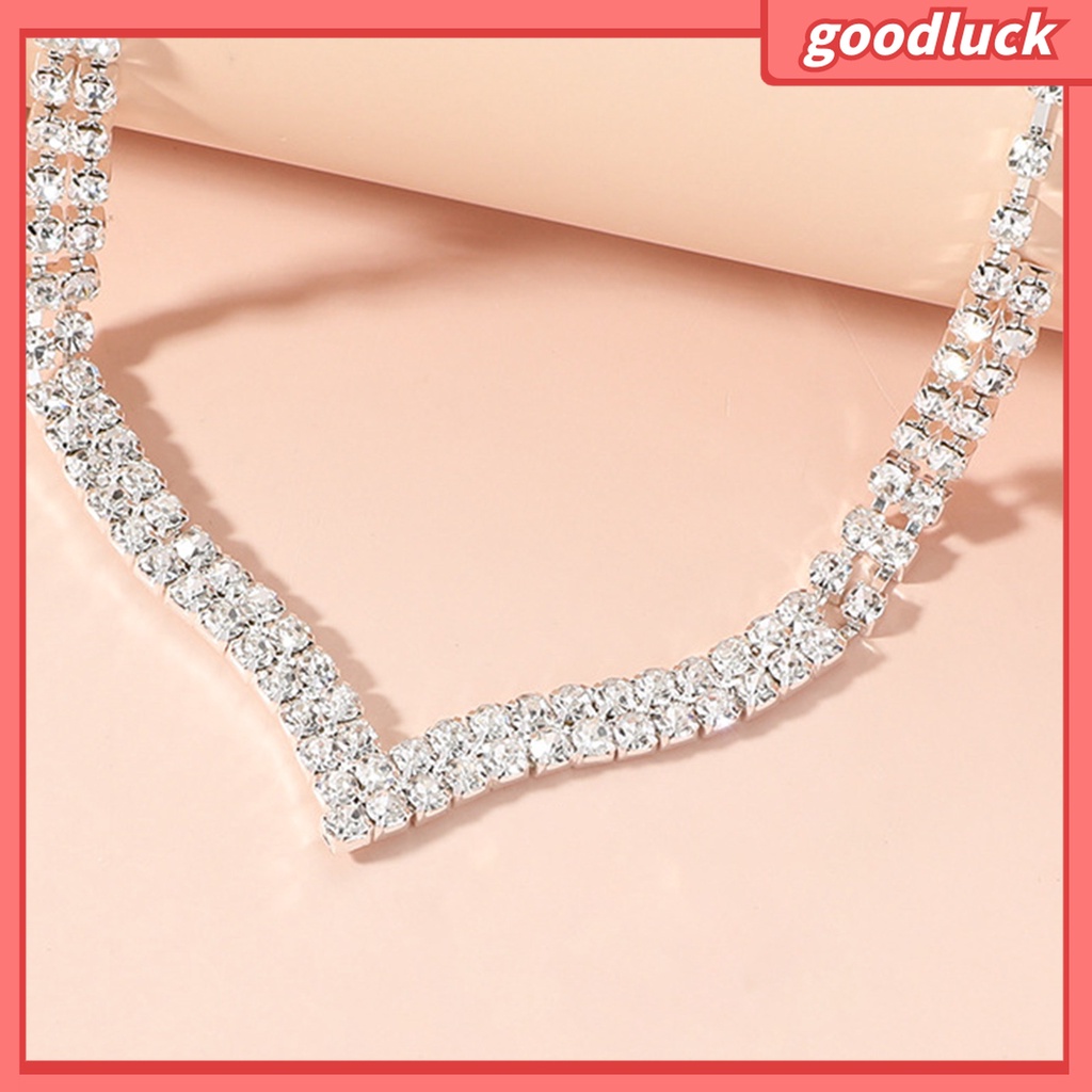 Goodluck| 1 Set Vòng cổ Và Bông Tai Tua Rua Thanh Lịch Cho Nữ