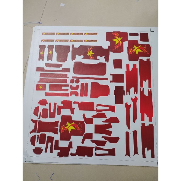 Skin Decal Dán Trang Trí Flycam Sjrc F11 4K Pro - Verion VN - Dán 3 Pin