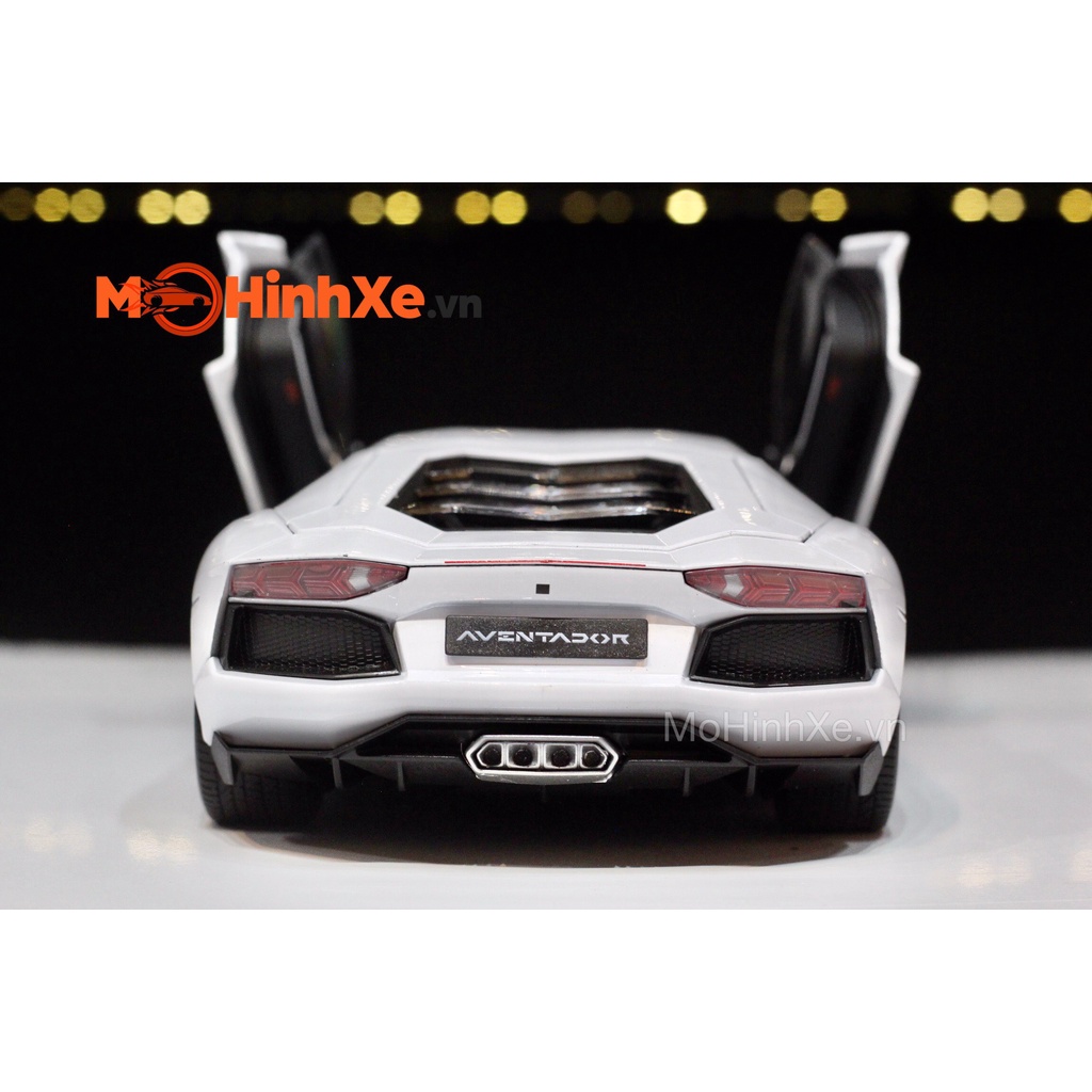 MÔ HÌNH XE LAMBORGHINI AVENTADOR LP700-4 1:18 WELLY - FX