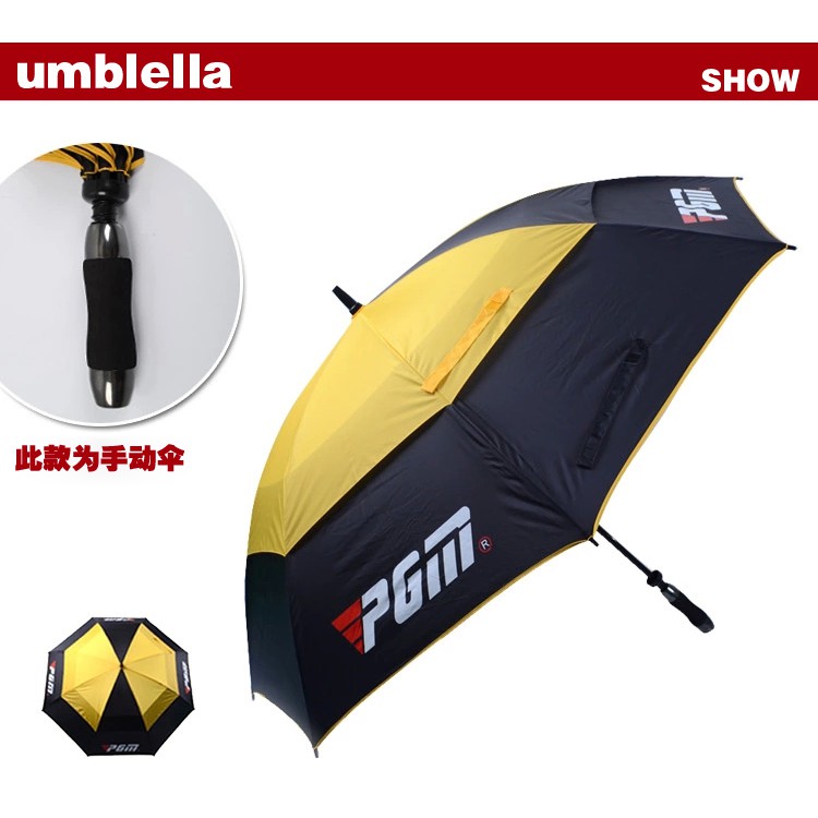 Ô CHE NẮNG CHƠI GOLF - PGM AUTO 180 DEGREE UMBRELLA - YS001