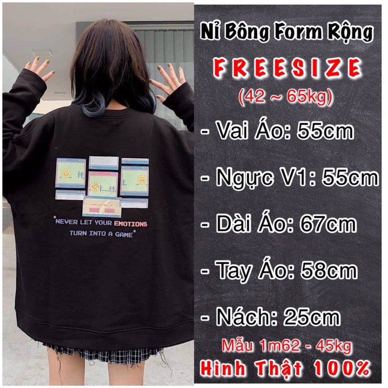 Áo Khoác Cardigan Nữ Nỉ Bông Dày Dặn Hàng QC Áo Chống Nắng Cardigan Nữ Nỉ Ngoại in EMOTIONS - AK3401 | BigBuy360 - bigbuy360.vn