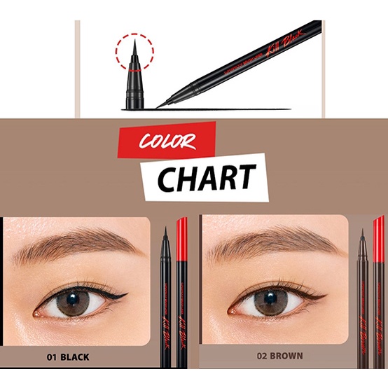 Kẻ mắt Clio Superproof Brush Liner, Superproof Pen Liner TREEHOUSE SHOP