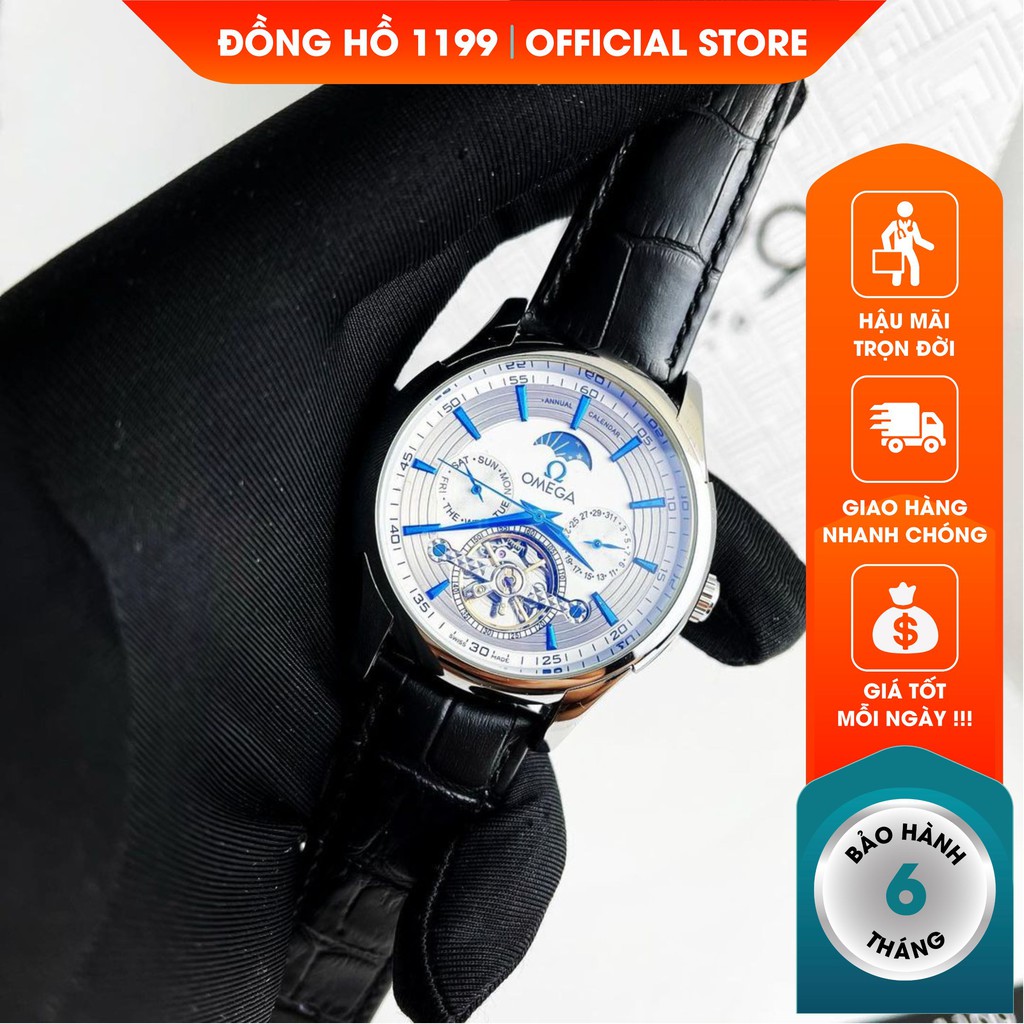 [QUÀ TẶNG]  Đồng hồ nam - Đồng Hồ Cơ Dây Da Máy Chuẩn Chất Liệu Cao Cấp Chống Nước Chống Xước  A77HZ- 1199 Watches | BigBuy360 - bigbuy360.vn