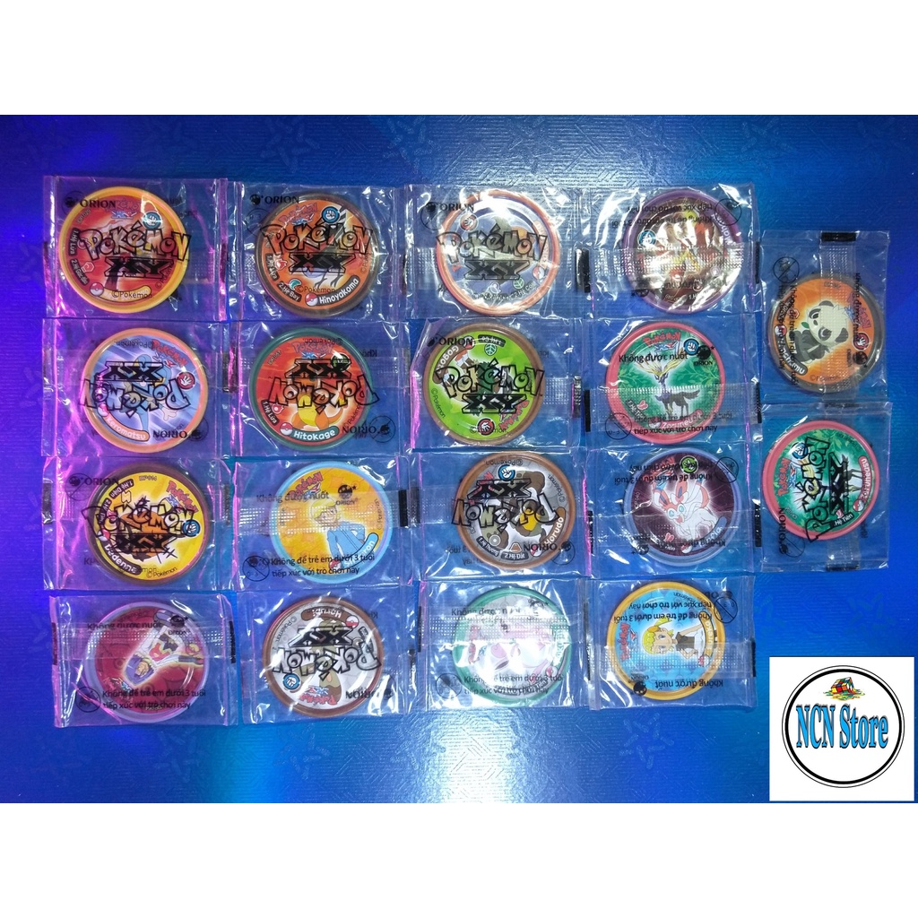 Thẻ tròn Toonies Pokemon XY nguyên seal hiếm