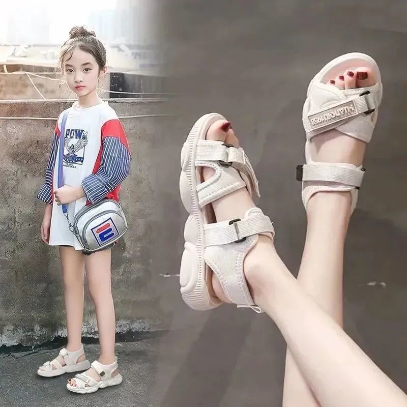 Giày Sandal Đế Mềm Thời Trang Sành Điệu Dành Cho Bé Gái Offer~2022