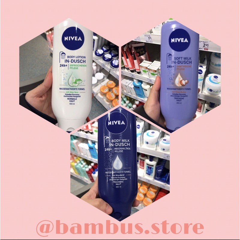 KEM XẢ TẮM NIVEA NỘI ĐỊA ĐỨC