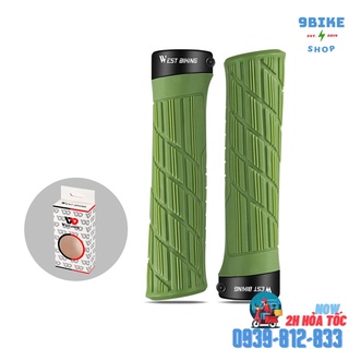 Bao tay tay nắm xe đạp cao su wb 4063 - xanh lá