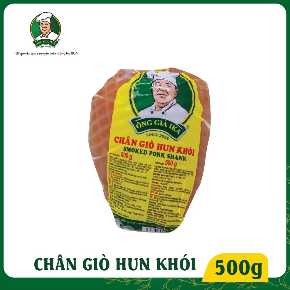 Chân giò hun khói Ông già IKA 500g