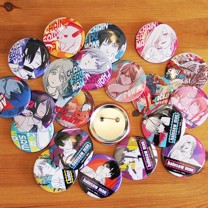 Huy Hiệu Cài Áo Hình Cưa Xương Rồng Denji Makima Power Thời Trang